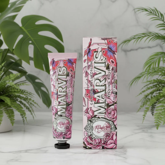 Marvis Pasta de Dentes Rosa Edição Limitada 75ml