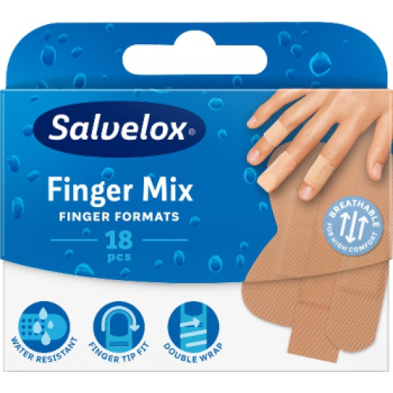 Salvelox Finger Penso Plast Mix X 18