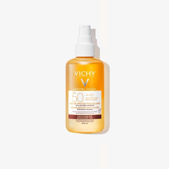 Protetor Solar Vichy Capital Soleil Água Protetora Bronze SPF50 200ml