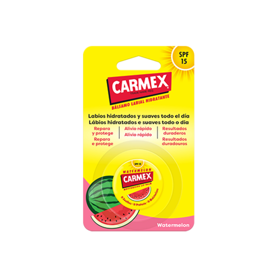 Carmex Boião Bálsamo Labial Melancia SPF15 7,5g