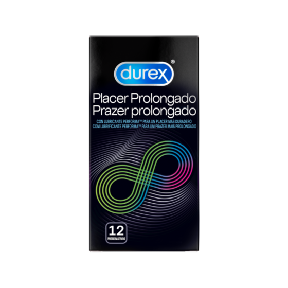 Durex Placer Prolong Preservativo X12