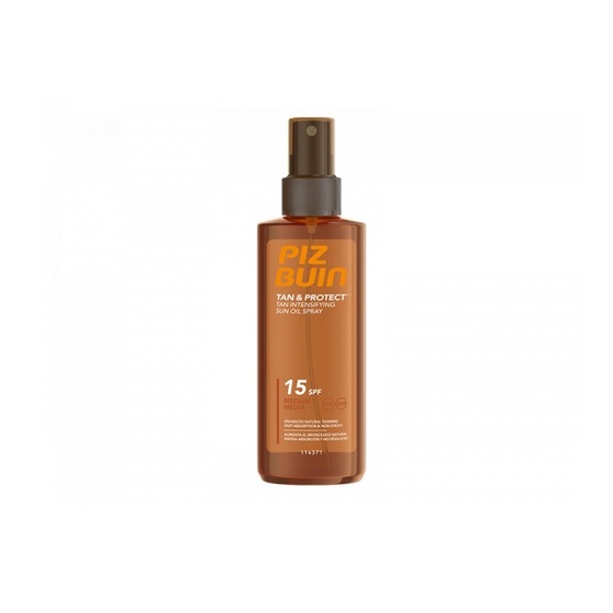 Piz Buin Tan & Protect FPS15 Óleo Spray Acelerador De Bronzeado 150ml