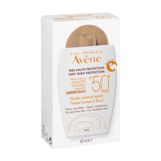 Avene Solar Fluido Mineral Spf50+ Cor 40ml