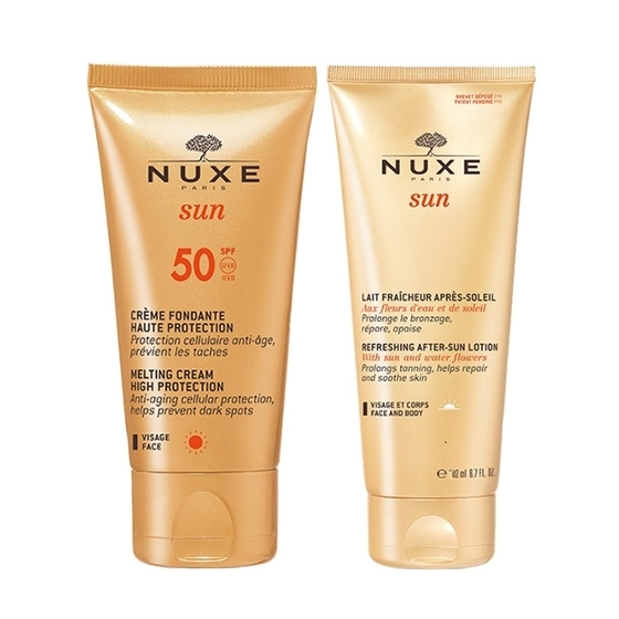 Nuxe Sun Kit Creme Fundente Alta Proteção FPS 50 50ml + Pós Solar 50 ml