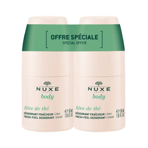 Nuxe Body Deo Roll-On 24H Revê de thé x2 50 ml