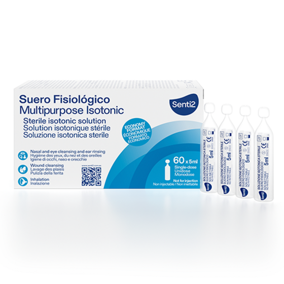 Senti2 Soro Fisiológico Unidoses 5 ml x 60
