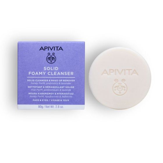 Apivita Solid Foamy Cleanser 80g